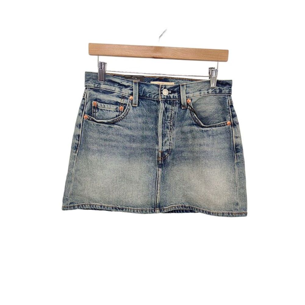 Levi Strauss Women Icon Skirt Right Here Rig Blue 27